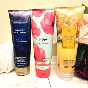 Bath & Body Works Set of 3 Body Cream NWT